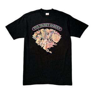 90s Vintage The Secret Garden T-shirt Single Stitch Book Movie Collage Graphic.